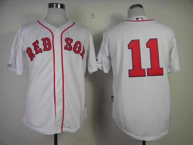Men Boston Red Sox #11 Buchholz White MLB Jerseys->boston red sox->MLB Jersey
